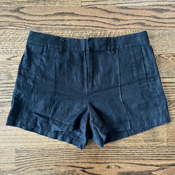 Madewell Tailored Linen Shorts - Size 12 - Picture 1 of 5